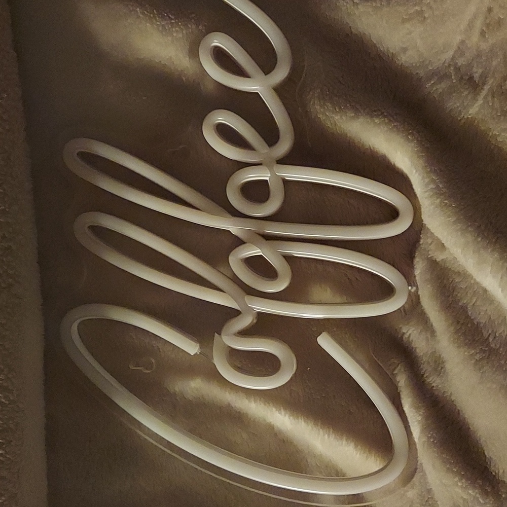 White Coffee Neon Light - Picture 2 of 3